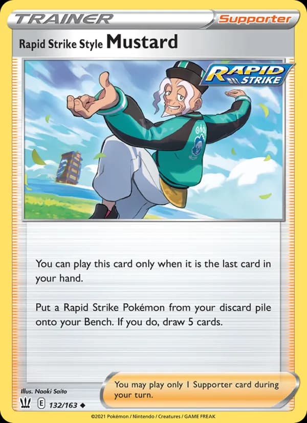 Rapid Strike Style Mustard 132/163, Battle Styles