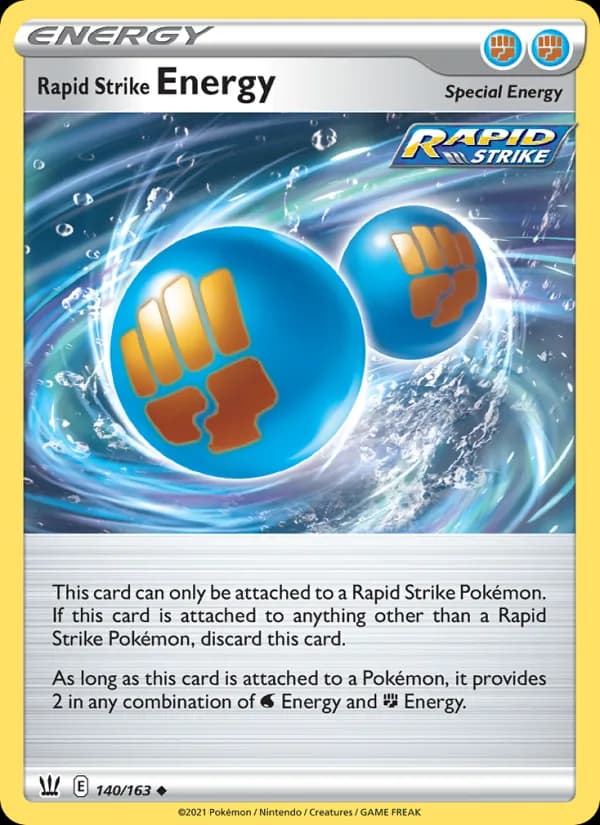Rapid Strike Energy 140/163, Battle Styles
