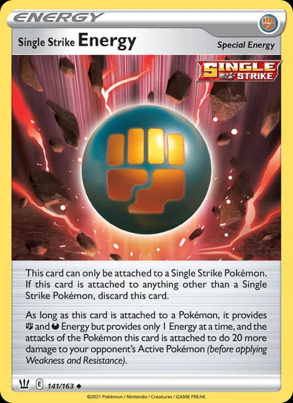 Single Strike Energy 141/163, Battle Styles