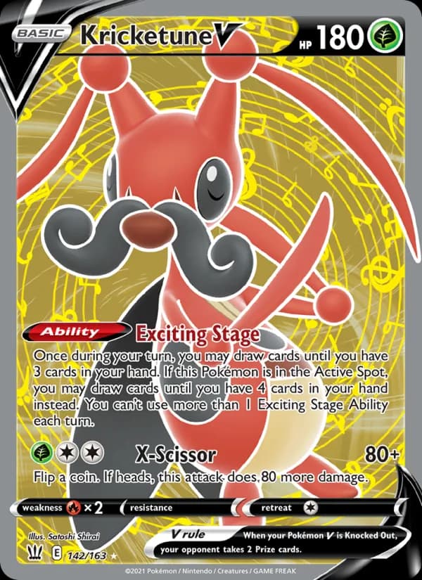 Kricketune V 142/163, Battle Styles