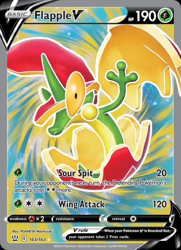 Flapple V 143/163, Battle Styles