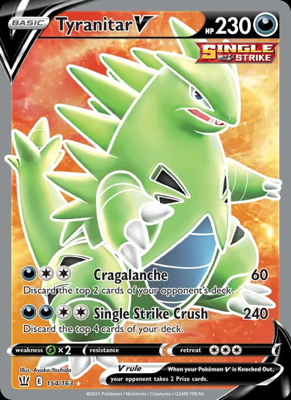 Tyranitar V 154/163, Battle Styles