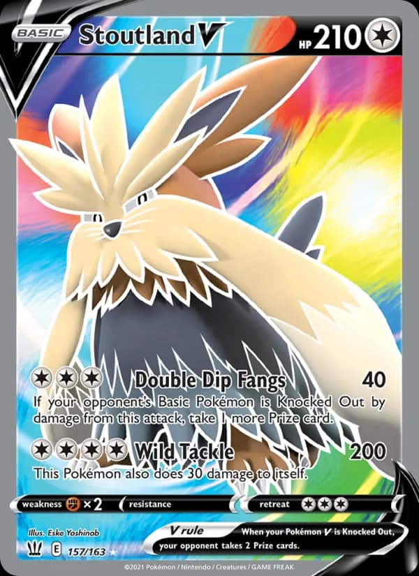 Stoutland V 157/163, Battle Styles
