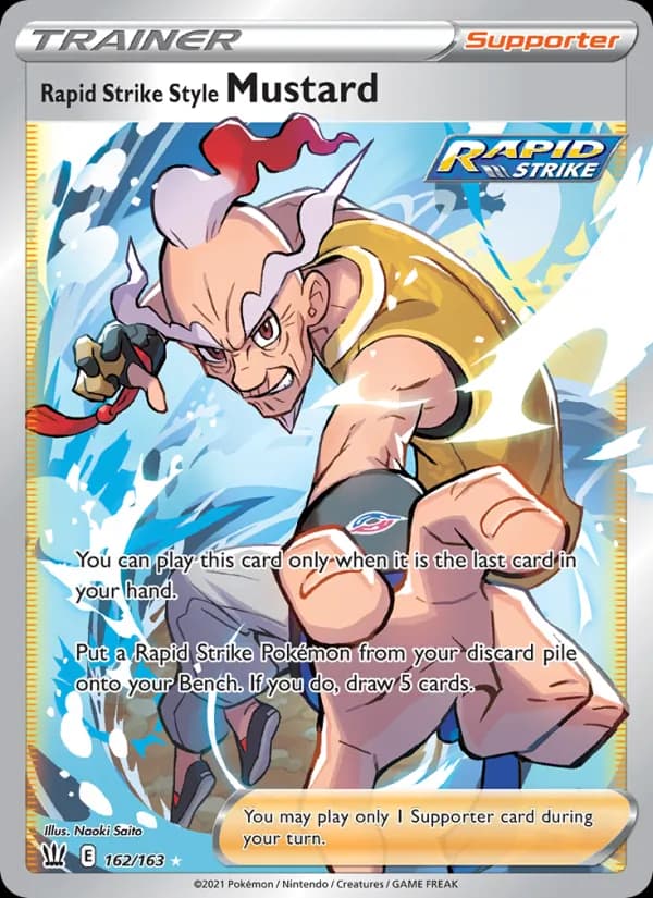 Rapid Strike Style Mustard 162/163, Battle Styles