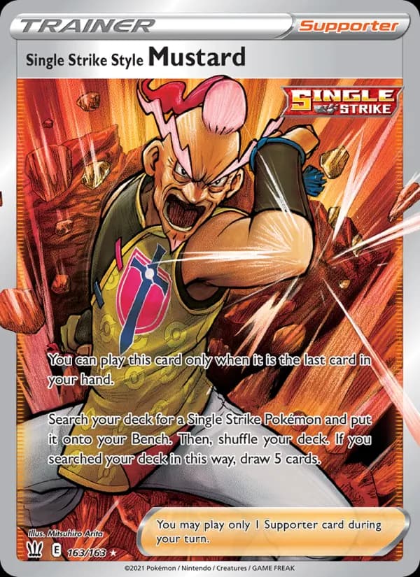 Single Strike Style Mustard 163/163, Battle Styles