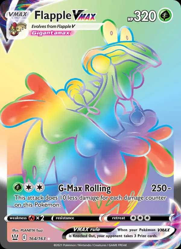 Flapple VMAX 164/163, Battle Styles