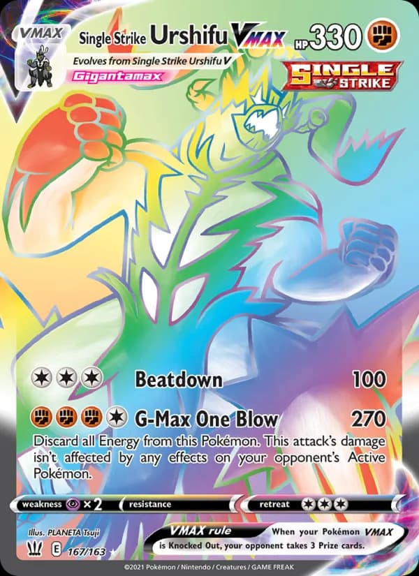 Single Strike Urshifu VMAX 167/163, Battle Styles