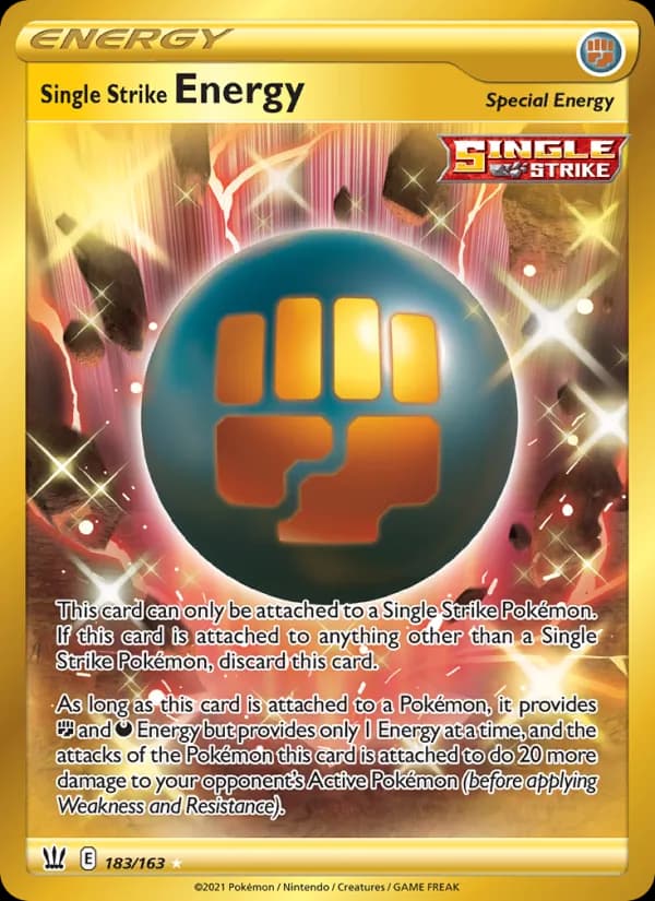 Single Strike Energy 183/163, Battle Styles