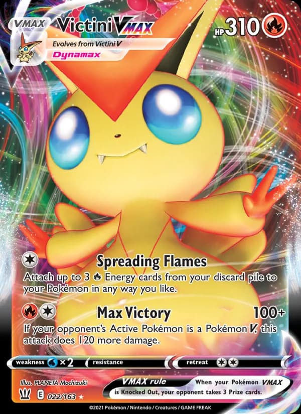 Victini VMAX 22/163, Battle Styles