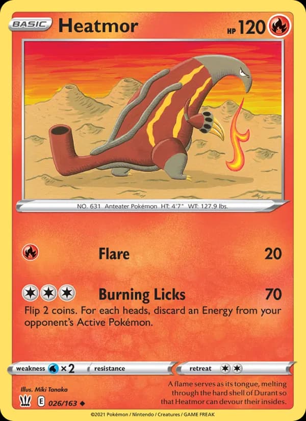 Heatmor 26/163, Battle Styles
