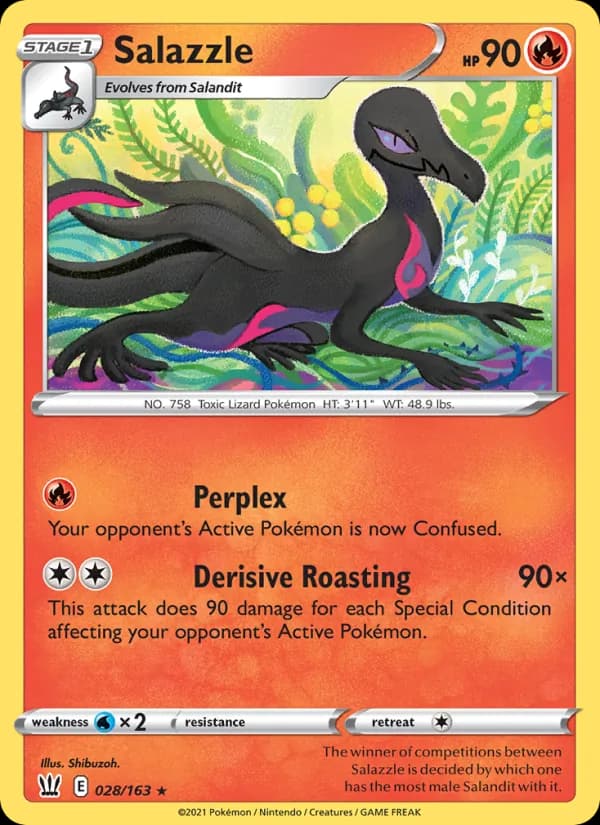 Salazzle 28/163, Battle Styles