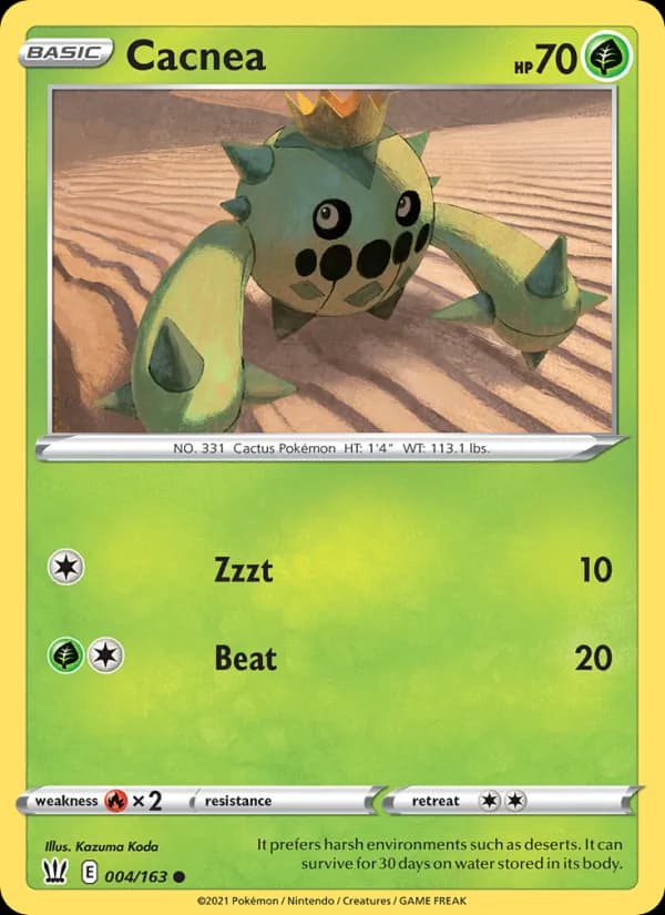 Cacnea 4/163, Battle Styles