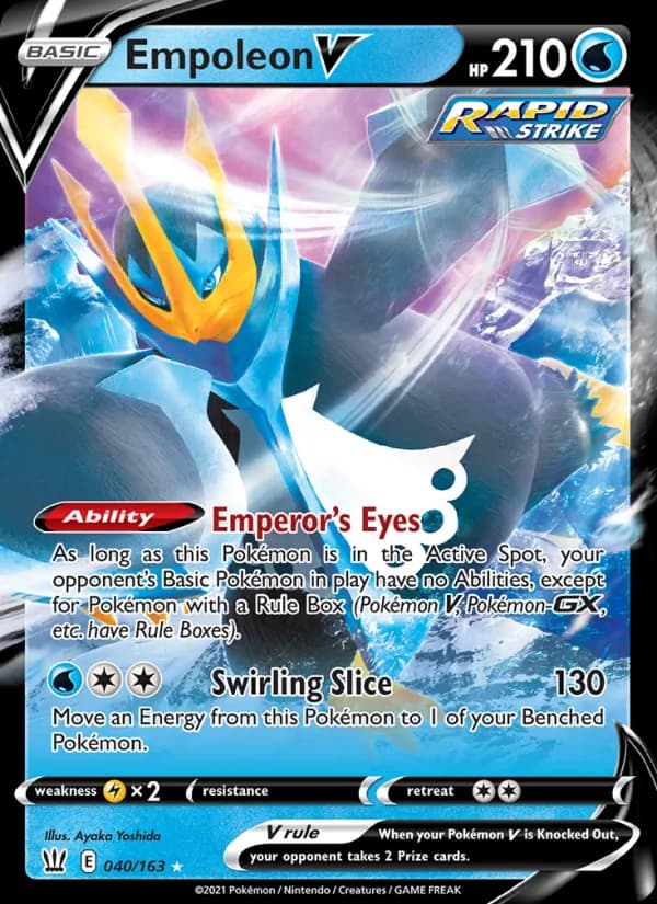 Empoleon V 40/163, Battle Styles