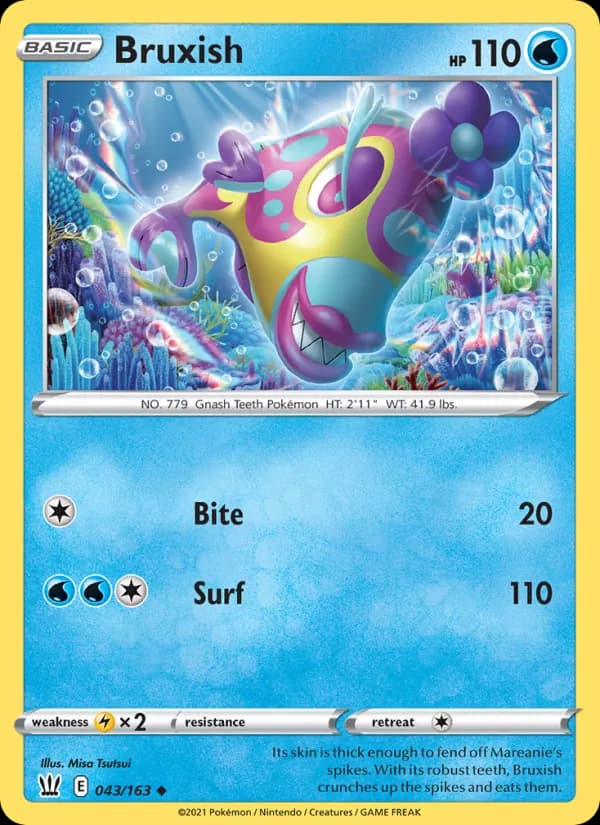 Bruxish 43/163, Battle Styles