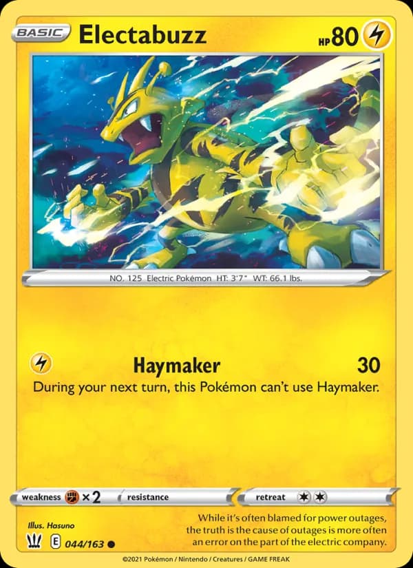Electabuzz 44/163, Battle Styles