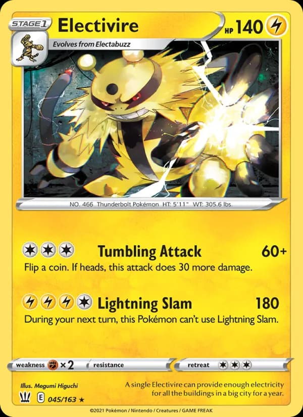 Electivire 45/163, Battle Styles