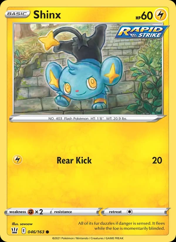 Shinx 46/163, Battle Styles