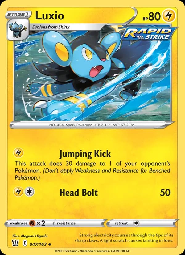 Luxio 47/163, Battle Styles