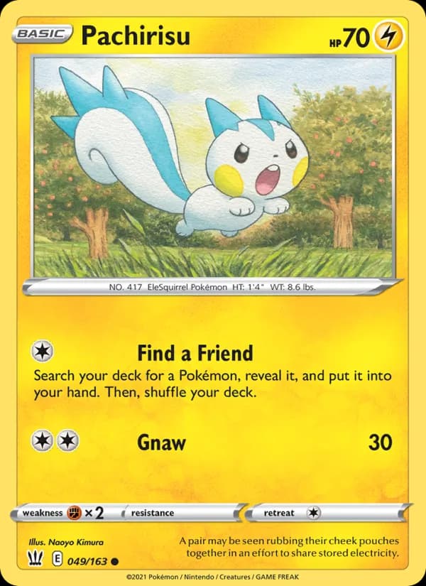 Pachirisu 49/163, Battle Styles