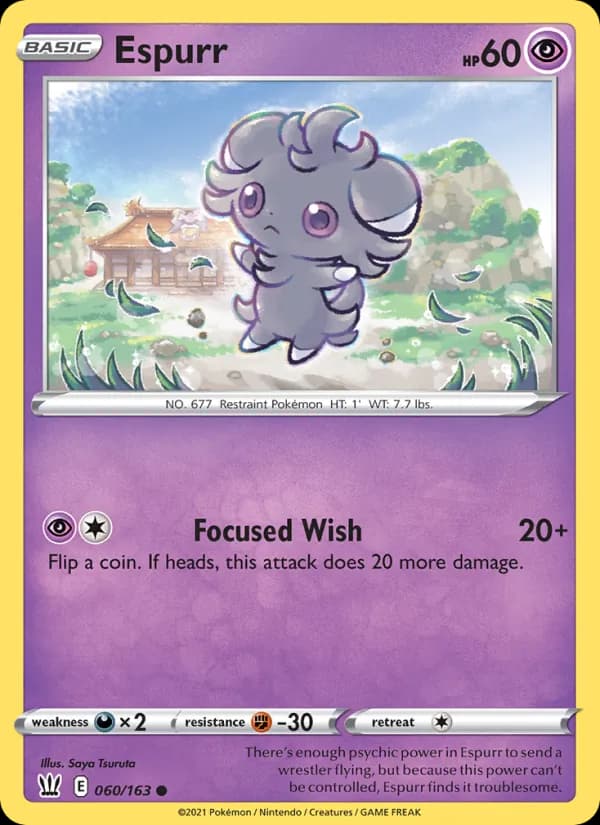 Espurr 60/163, Battle Styles