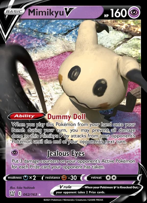 Mimikyu V 62/163, Battle Styles