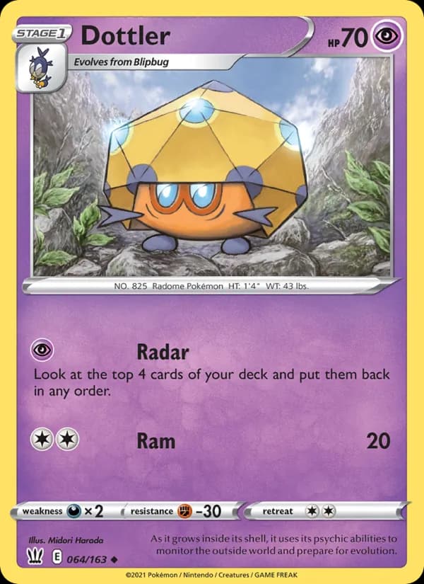 Dottler 64/163, Battle Styles