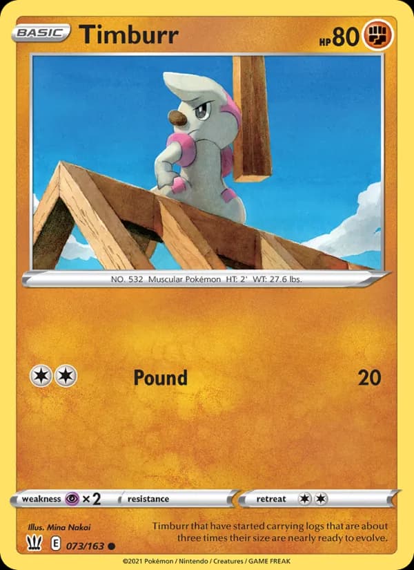 Timburr 73/163, Battle Styles