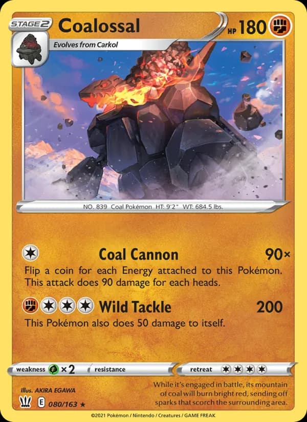 Coalossal 80/163, Battle Styles