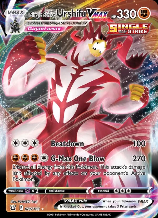 Single Strike Urshifu VMAX 86/163, Battle Styles