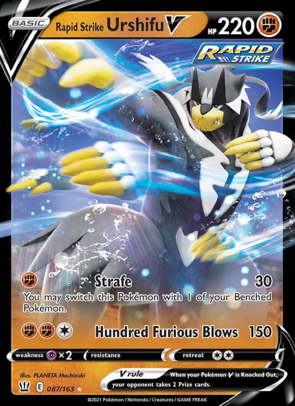 Rapid Strike Urshifu V 87/163, Battle Styles