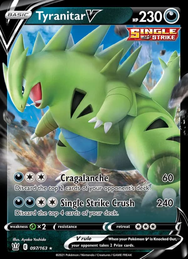 Tyranitar V 97/163, Battle Styles