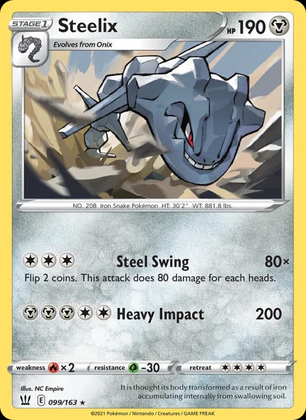 Steelix 99/163, Battle Styles