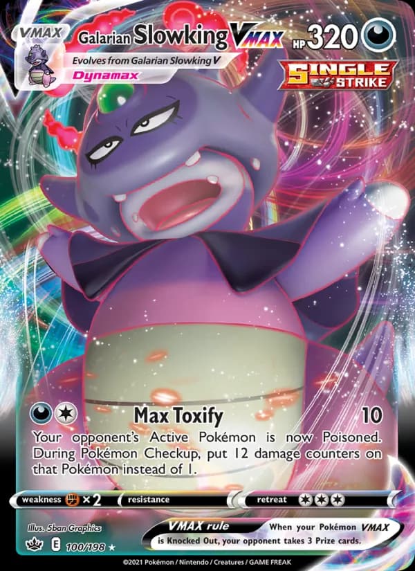 Galarian Slowking VMAX 100/198, Chilling Reign