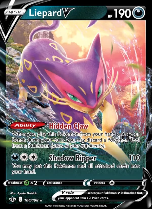 Liepard V 104/198, Chilling Reign