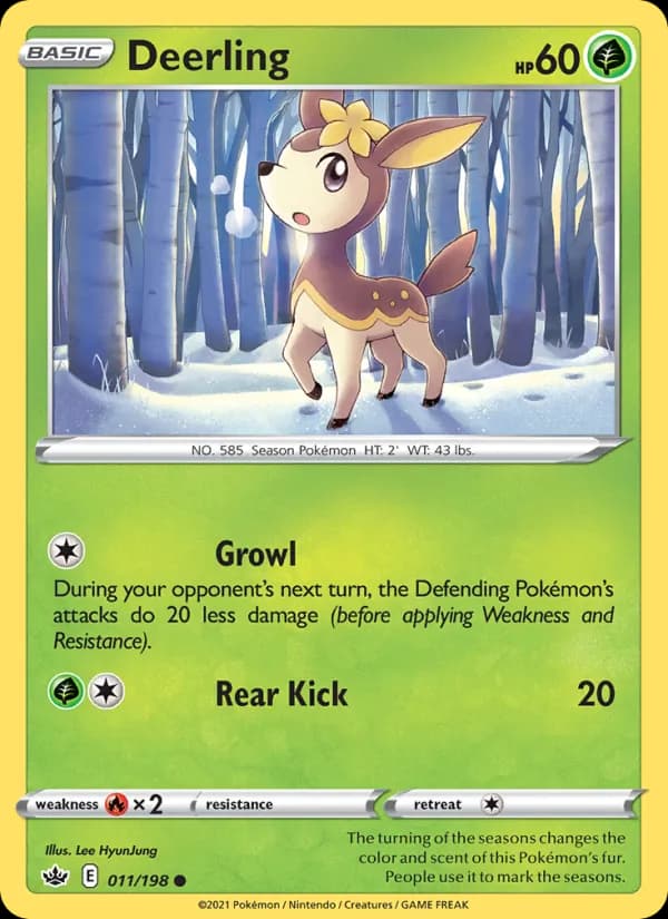 Deerling 11/198, Chilling Reign