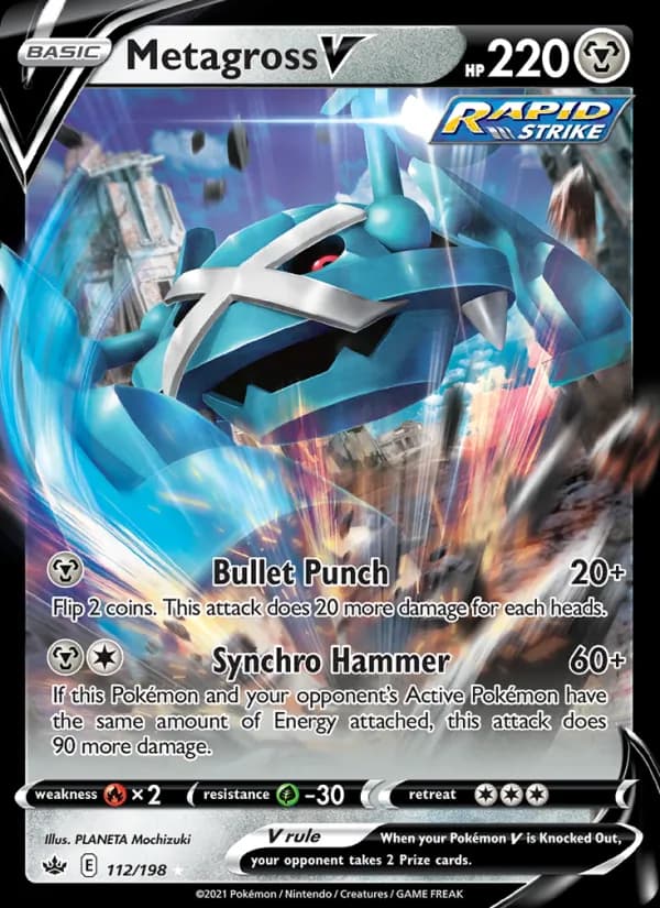 Metagross V 112/198, Chilling Reign