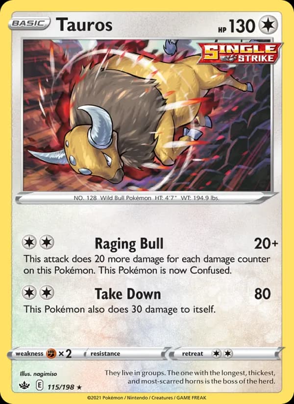 Tauros 115/198, Chilling Reign