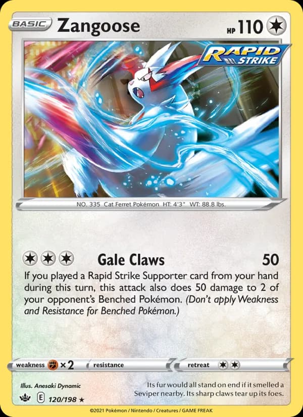 Zangoose 120/198, Chilling Reign