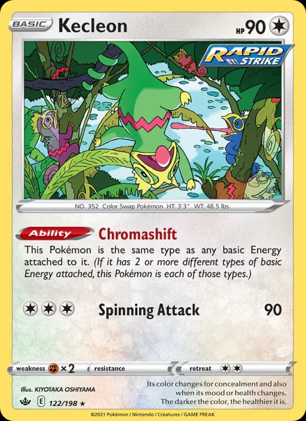 Kecleon 122/198, Chilling Reign