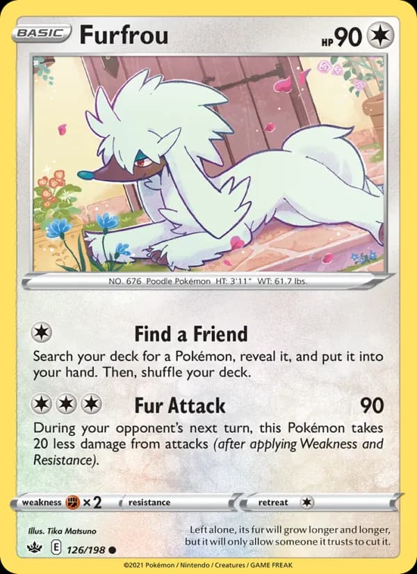 Furfrou 126/198, Chilling Reign