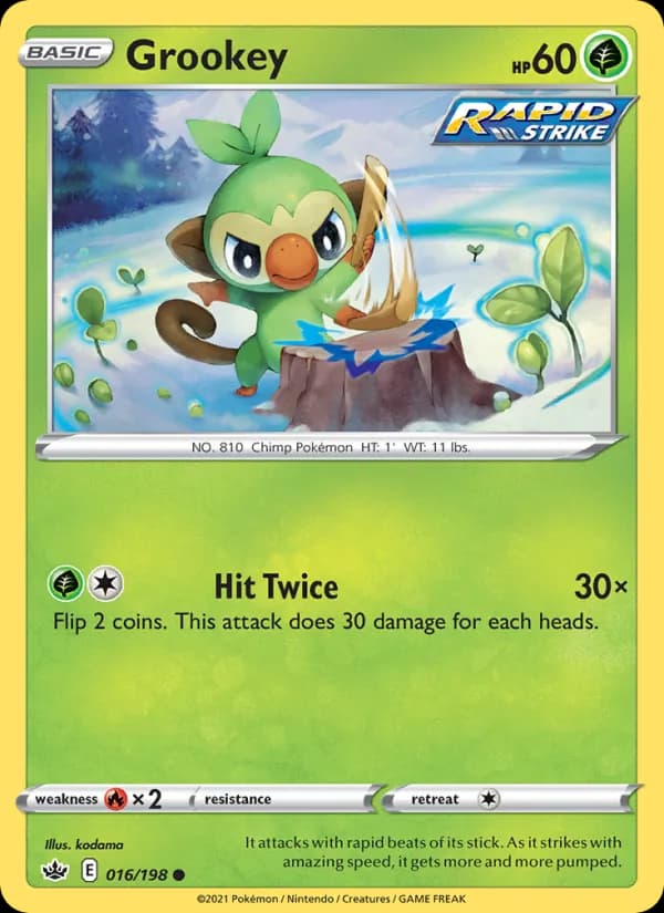 Grookey 16/198, Chilling Reign