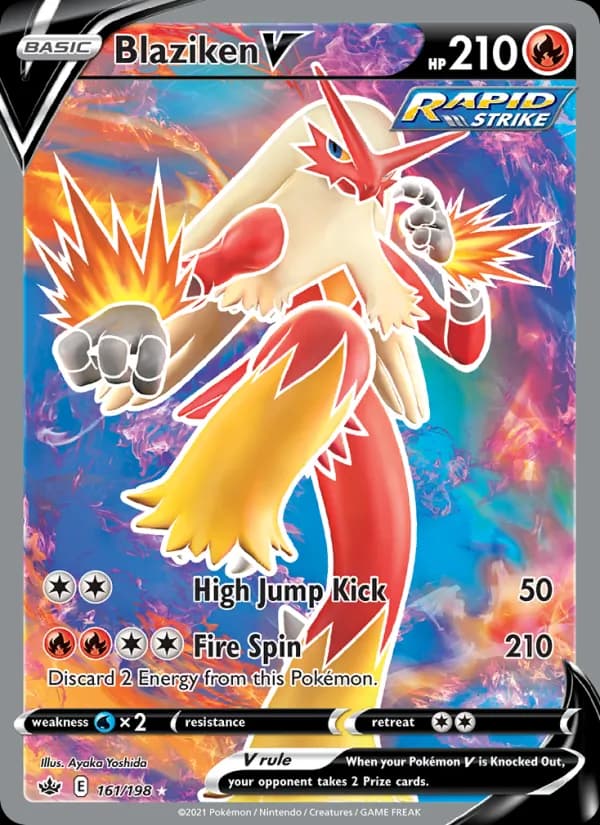 Blaziken V 161/198, Chilling Reign