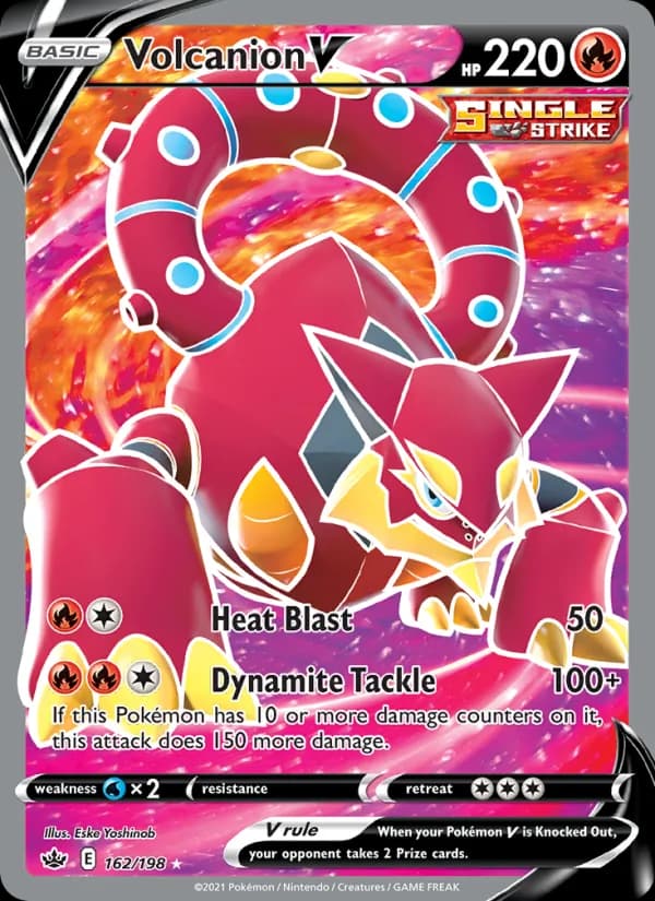 Volcanion V 162/198, Chilling Reign