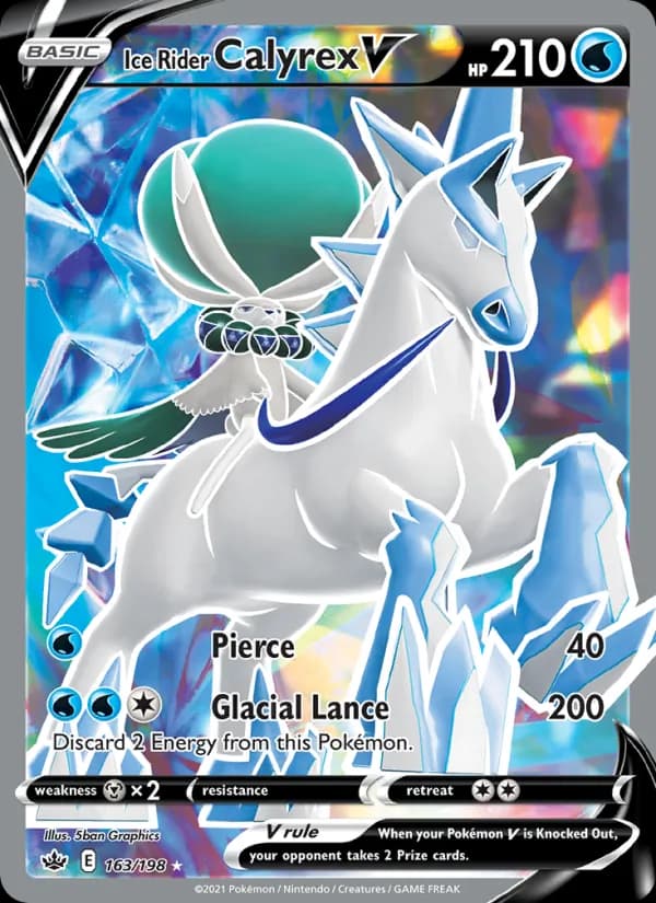 Ice Rider Calyrex V 163/198, Chilling Reign