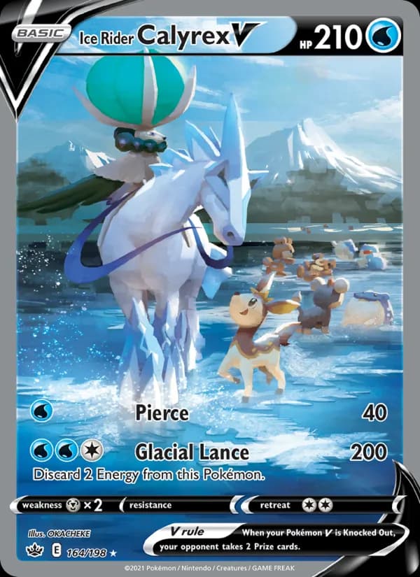 Ice Rider Calyrex V 164/198, Chilling Reign