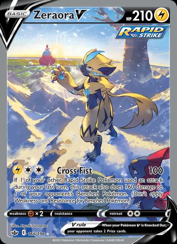 Zeraora V 166/198, Chilling Reign