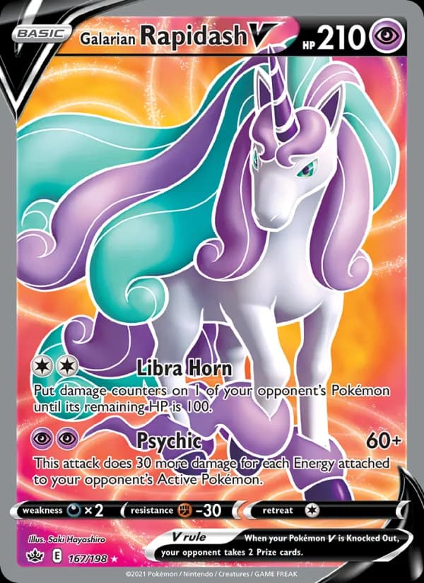 Galarian Rapidash V 167/198, Chilling Reign