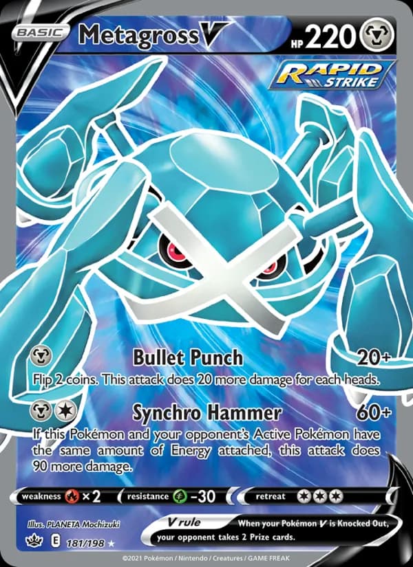 Metagross V 181/198, Chilling Reign