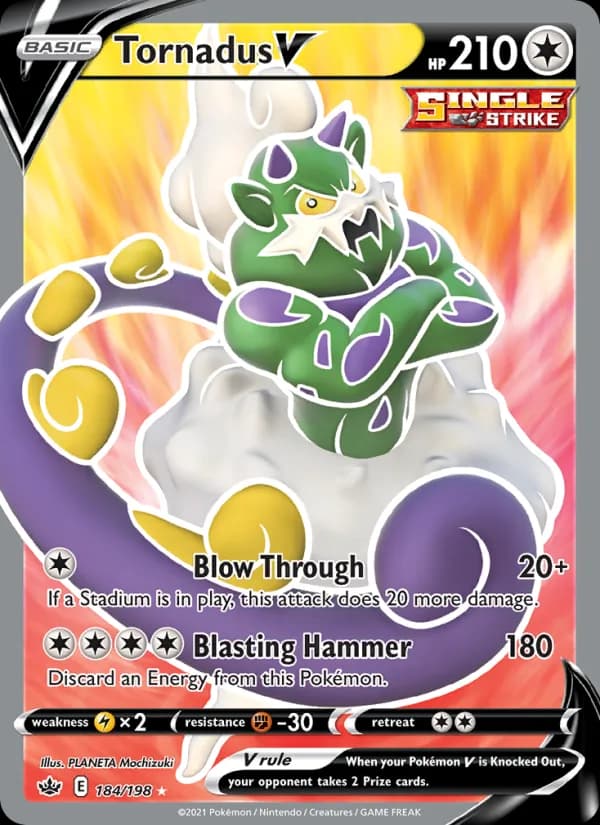 Tornadus V 184/198, Chilling Reign