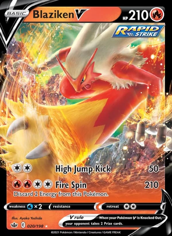 Blaziken V 20/198, Chilling Reign